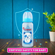 CI Baby 250 ml Plastic Feeding Bottle - BPA-Free, Safe and Soft for Your Baby